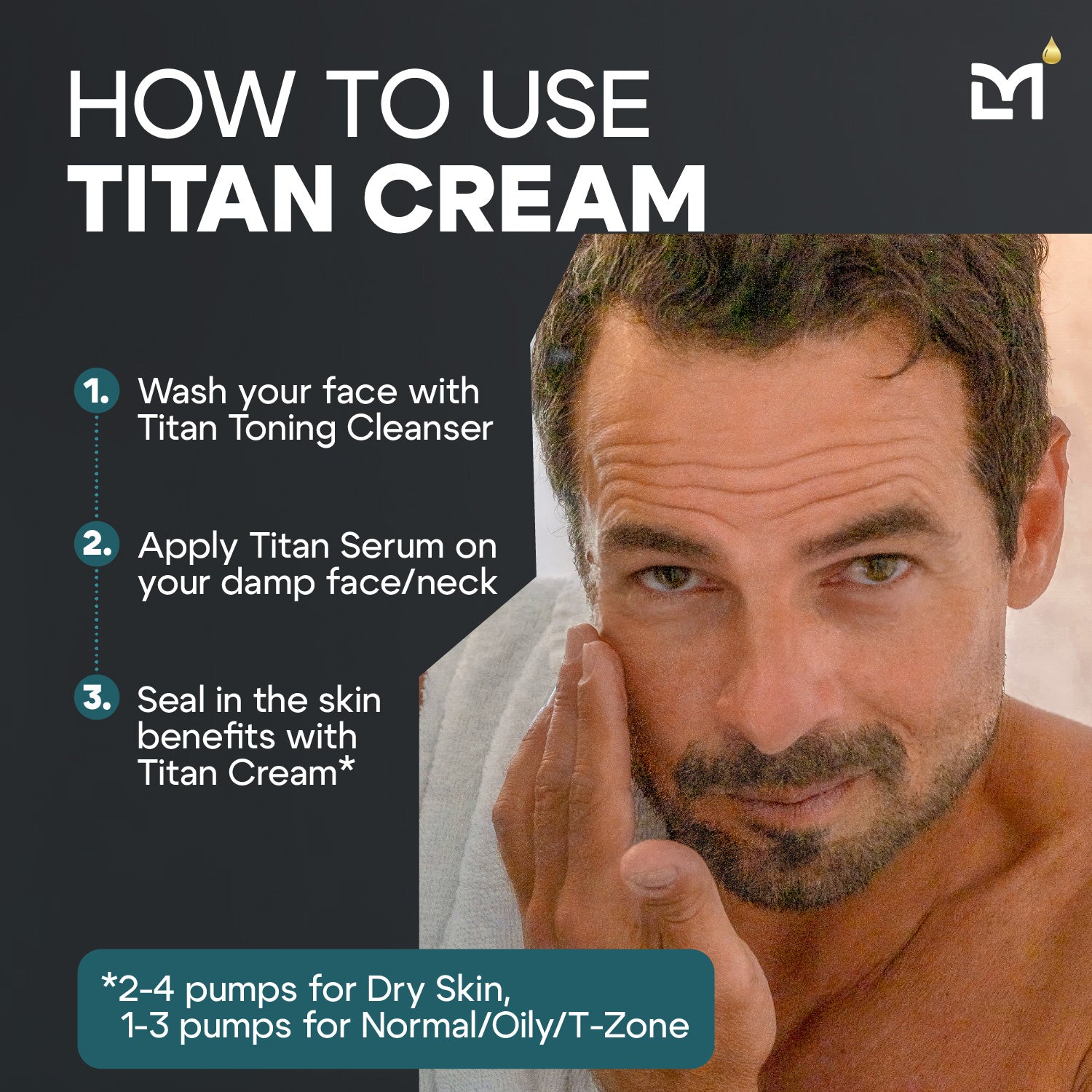 Man Labs Titan Cream | Gentle | Anti-aging | Face moisturizer | 50 mL image 1