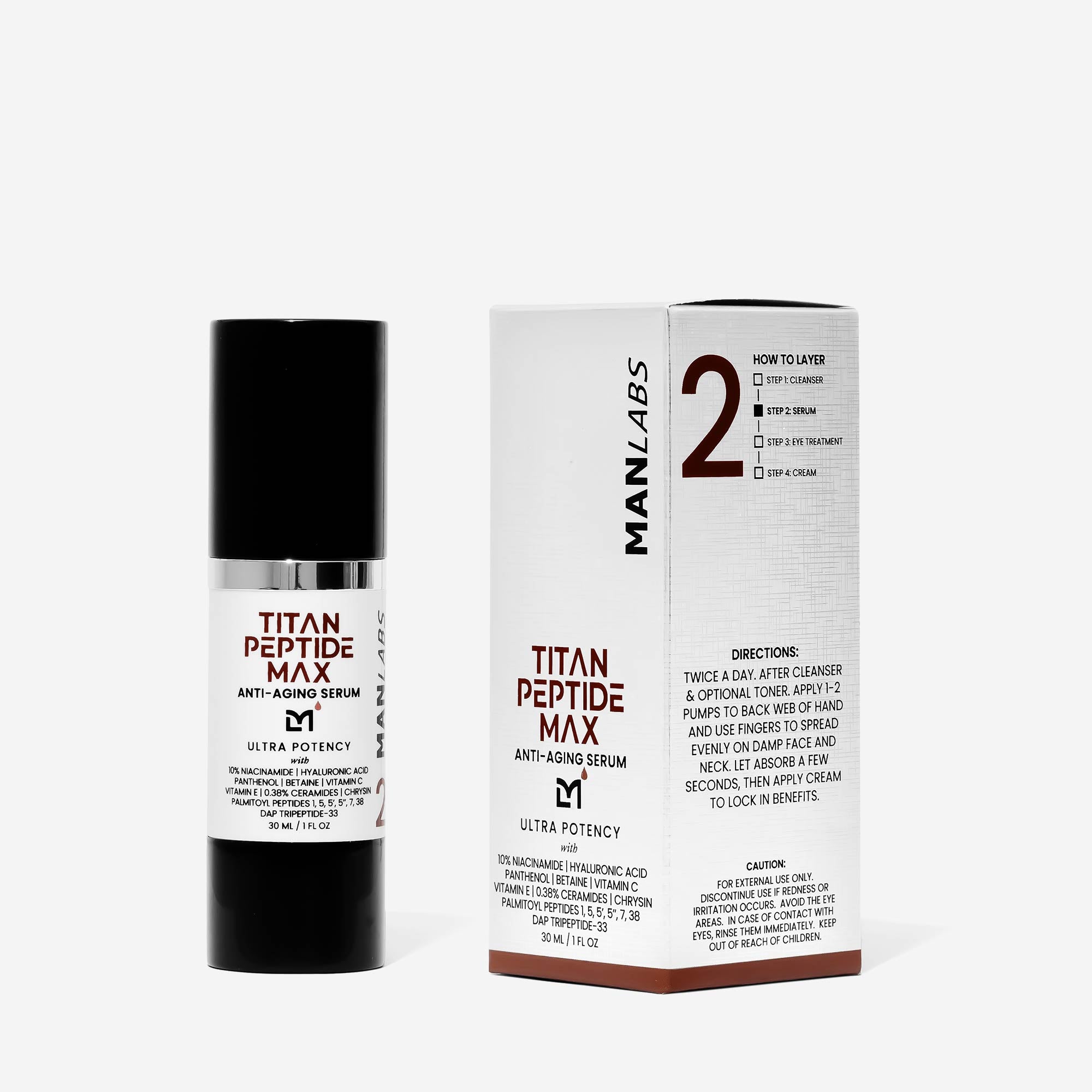 Titan Peptide MAX Anti-Aging Face Serum