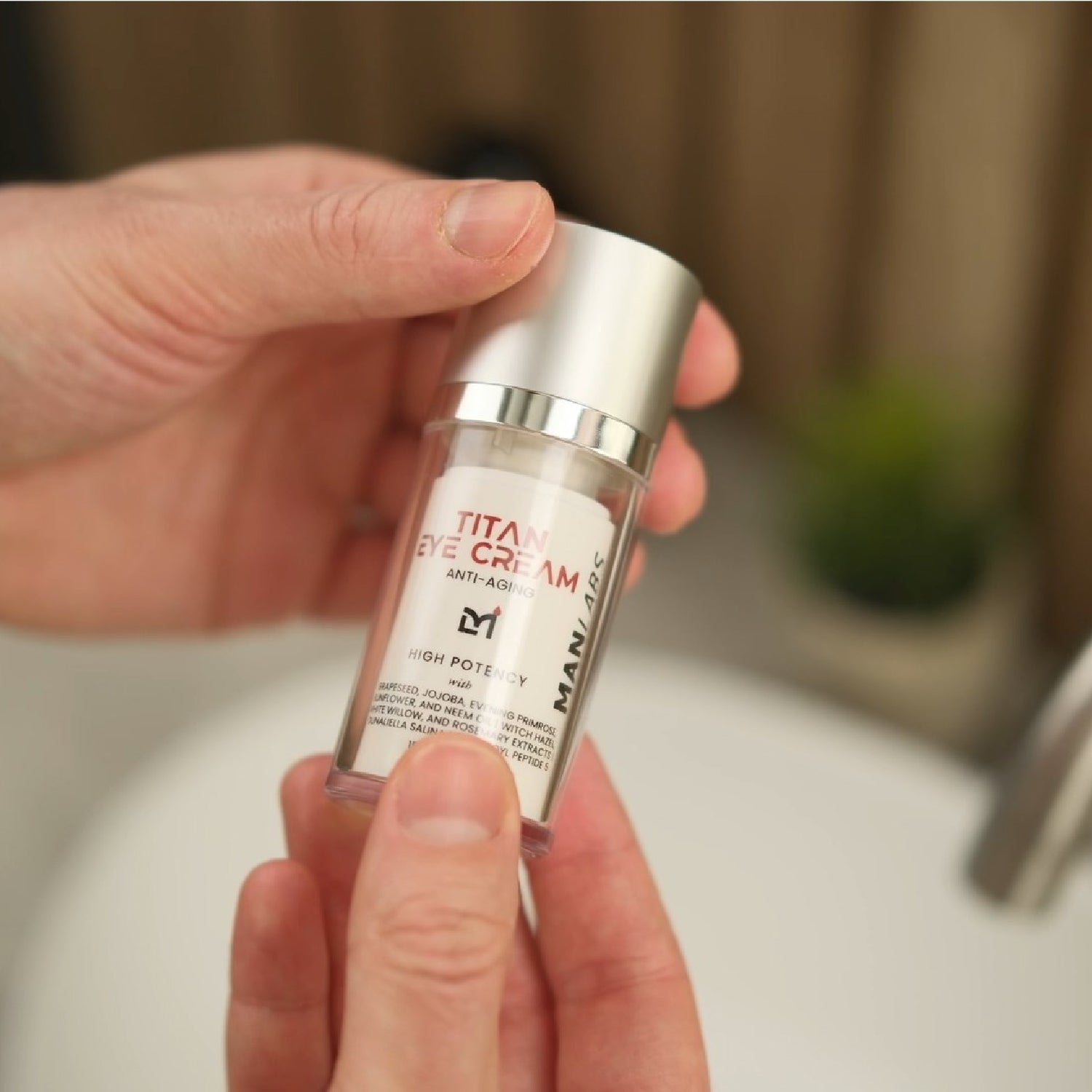 Man Labs Titan Eye Cream | High potency | Anti-aging | 15 mL image 3