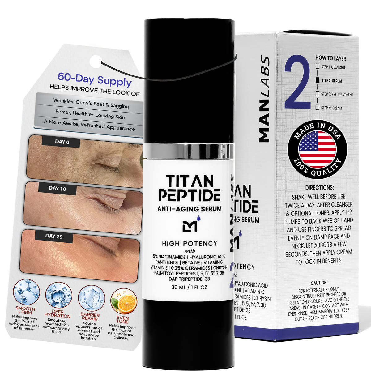 Titan Peptide Anti-Aging Face Serum