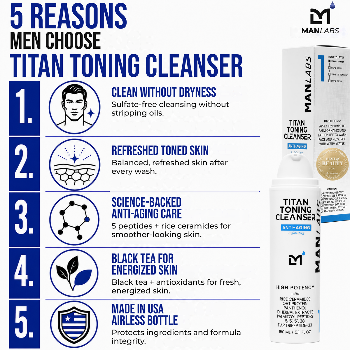 Titan Anti-Aging & Toning Facial Cleanser
